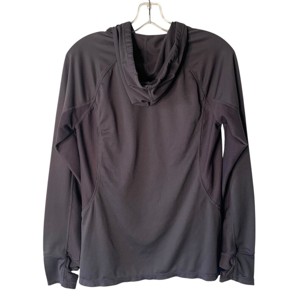 Fabletics Solid Gray Alecia Lightweight Hooded Pe… - image 7